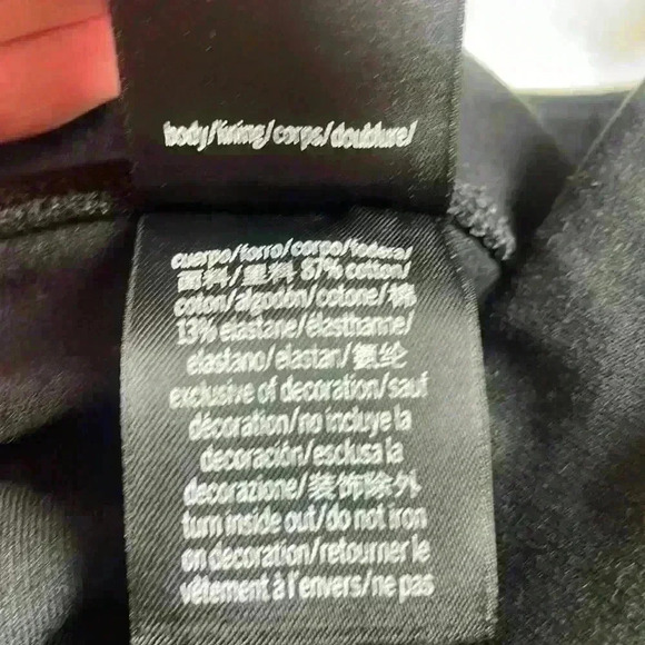 Victoria's Secret PINK High Waist Yoga Full Length Leggings Black Striped - Picture 7 of 7